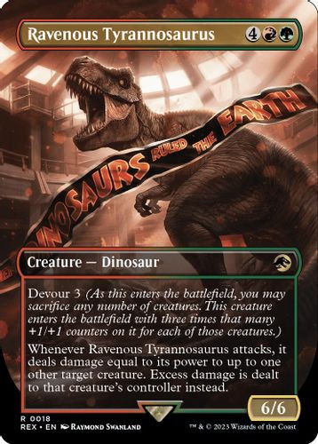 REX-0018R Ravenous Tyrannosaurus (Borderless)