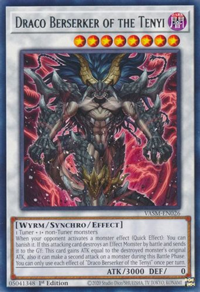 VASM-EN026 Draco Berserker of the Tenyi (Rare) <1st>