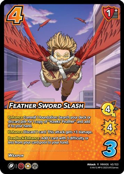 MHA06-040/153R Feather Sword Slash (Foil)