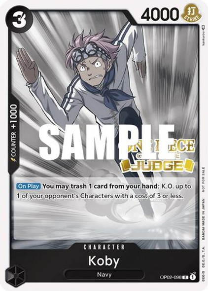 OP02-098 Koby (Judge Pack Vol. 1) (Foil)