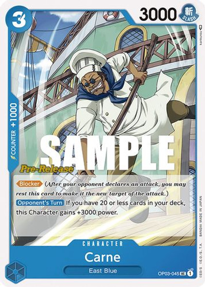 OP03-045UC Carne (Prerelease Stamp)