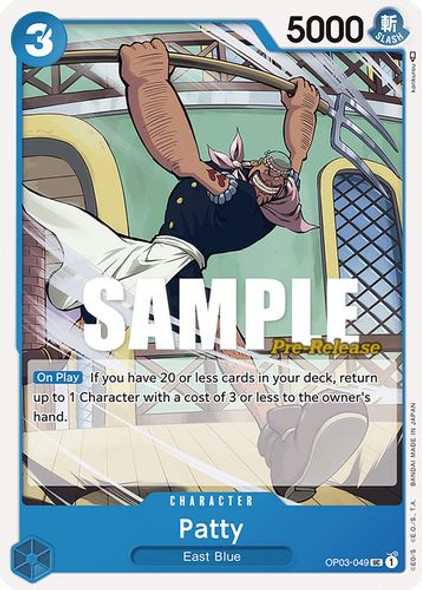 OP03-049UC Patty (Prerelease Stamp)