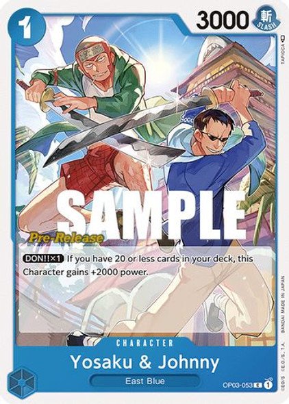 OP03-053C Yosaku & Johnny (Prerelease Stamp)