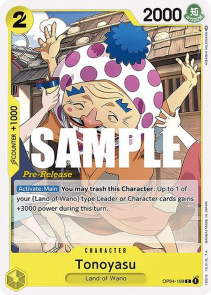 OP04-109C Tonoyasu (Prerelease Stamp)