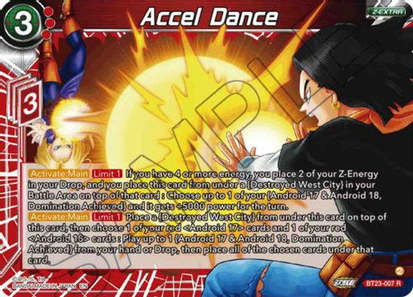 BT23-007R Accel Dance (Foil)