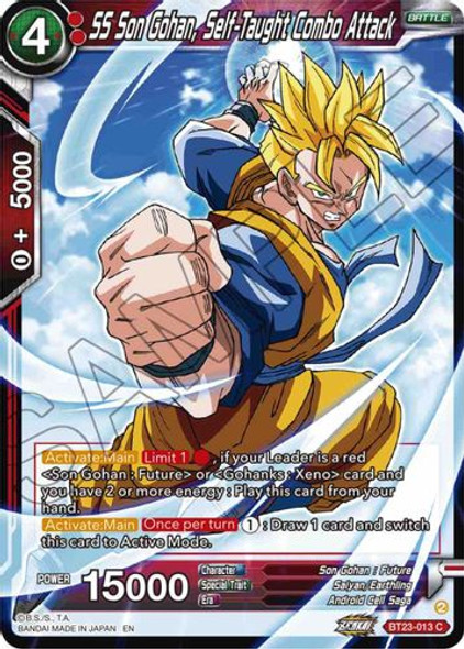 BT23-013C SS Son Gohan, Self-Taught Combo Attack