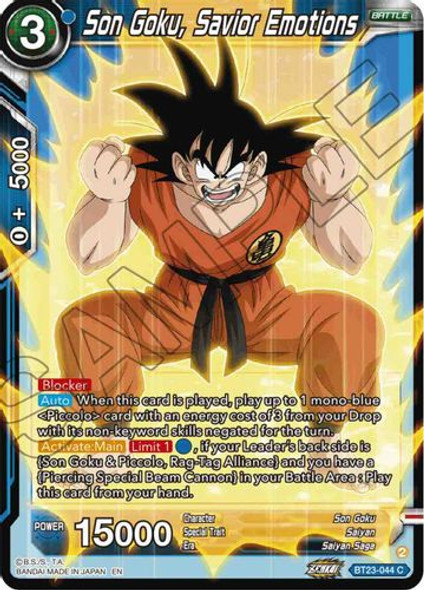 BT23-044C Son Goku, Savior Emotions (Foil)