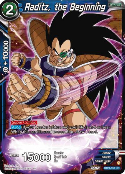 BT23-057UC Raditz, the Beginning