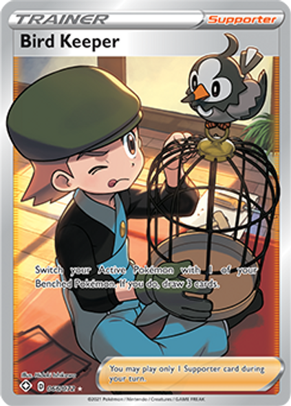 [SWSH04a][SHF-066/072UR] Bird Keeper (Full Art) (Holo)