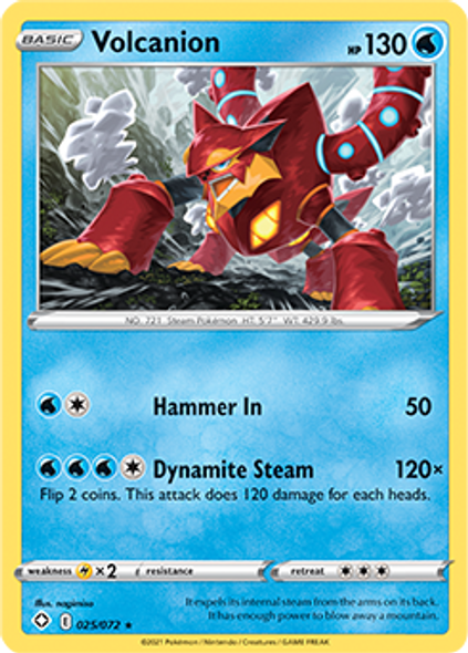 SWSH04A-025/072R Volcanion (Reverse Holo)