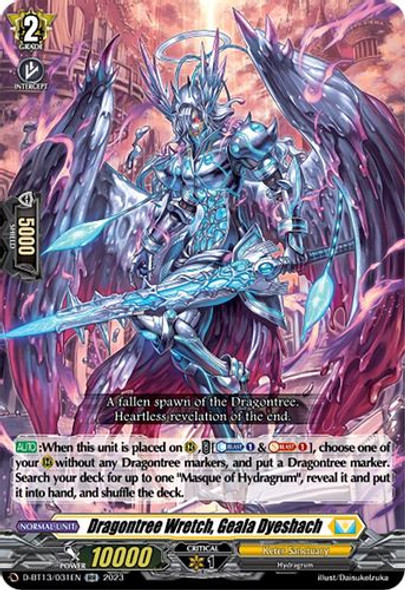 D-BT13/031EN RR Dragontree Wretch, Geala Dyeshach