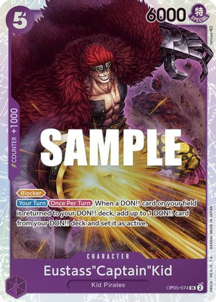 OP05-074SR Eustass"Captain"Kid (Foil)