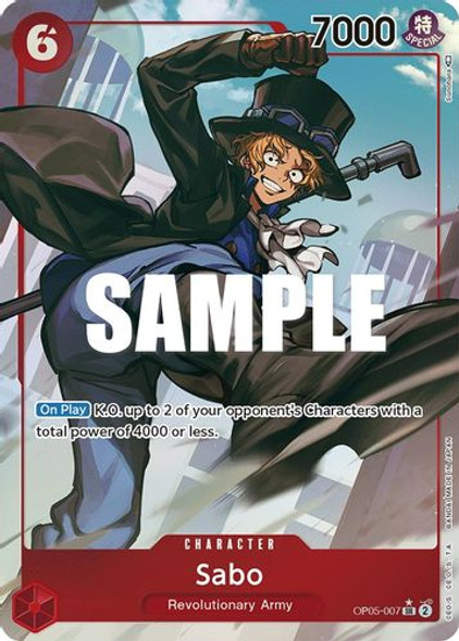 OP05-007SR Sabo (Alternate Art) (Foil)