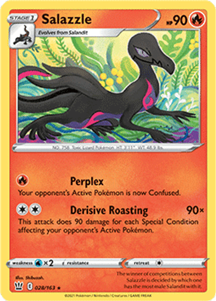 SWSH05-028/163R Salazzle