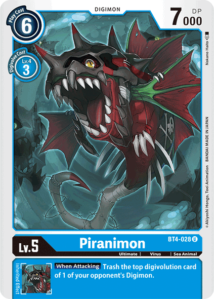 BT04-028U Piranimon