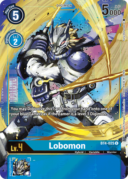 BT04-025U Lobomon (Alternate Art) (Foil)
