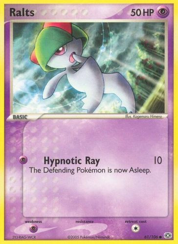 EX09-EM-061/106C Ralts (Reverse Holo)