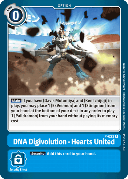 P-022P DNA Digivolution - Hearts United