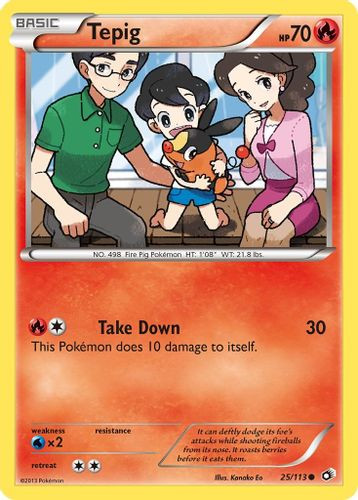 BW11-LTR-025/113C Tepig