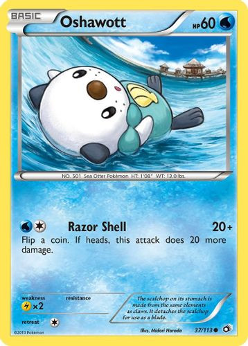BW11-LTR-037/113C Oshawott