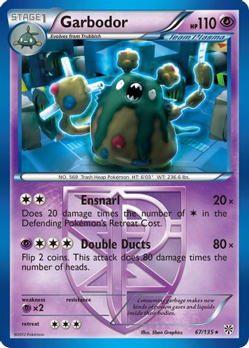 BW08-PLS-067/135R Garbodor [Team Plasma]