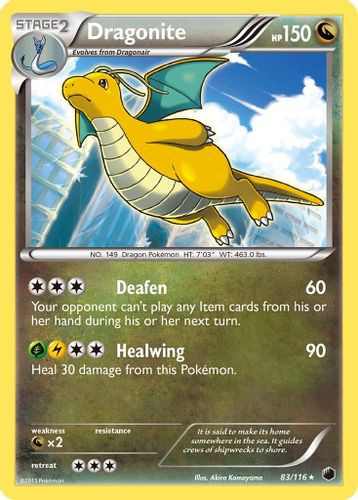 BW09-PLF-083/116HR Dragonite (Holo)
