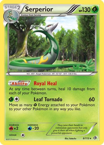BW11-LTR-008/113HR Serperior (Holo)