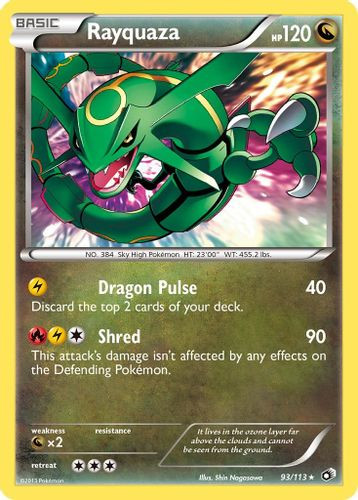 BW11-LTR-093/113HR Rayquaza (Holo)
