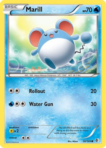 BW07-BCR-036/149C Marill (Reverse Holo)