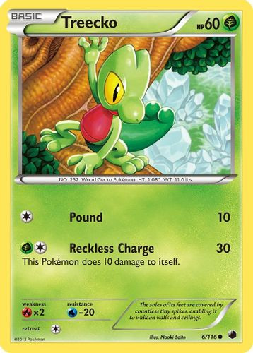 BW09-PLF-006/116C Treecko (Reverse Holo)