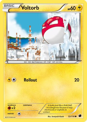 BW09-PLF-032/116C Voltorb (Reverse Holo)
