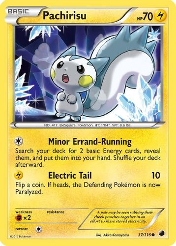 BW09-PLF-037/116C Pachirisu (Reverse Holo)