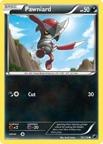 BW09-PLF-072/116C Pawniard (Reverse Holo)