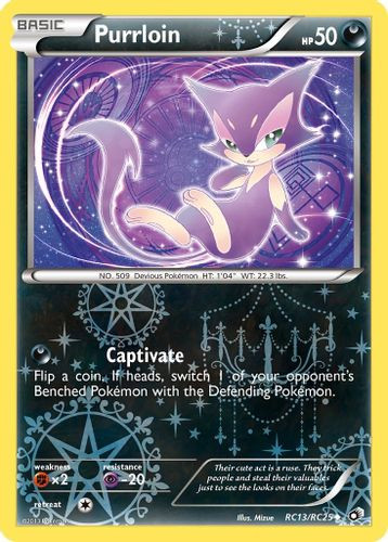 BW11A-LTR-RC13/25UR Purrloin (Holo)