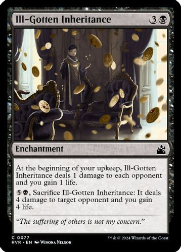 RVR-0077C Ill-Gotten Inheritance (Foil)