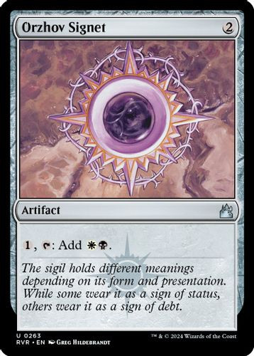 RVR-0263U Orzhov Signet (Foil)