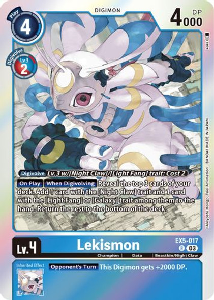 [EX05-017 R] Lekismon (Foil)