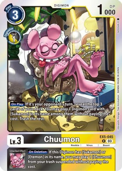 [EX05-045 R] Chuumon (Foil)