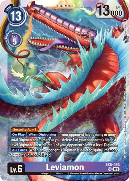 [EX05-063 SR] Leviamon (Foil)