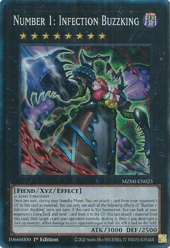 MZMI-EN023 Number 1: Infection Buzzking (Collector's Rare) <1st>