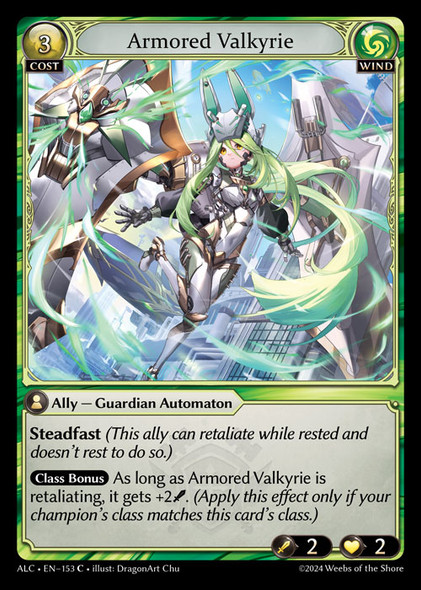 |GA03|<1st>[ALC-EN-153](C) Armored Valkyrie {Foil}