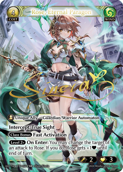 |GA03|<1st>[ALC-EN-166](CSR) Rose, Eternal Paragon {Foil}