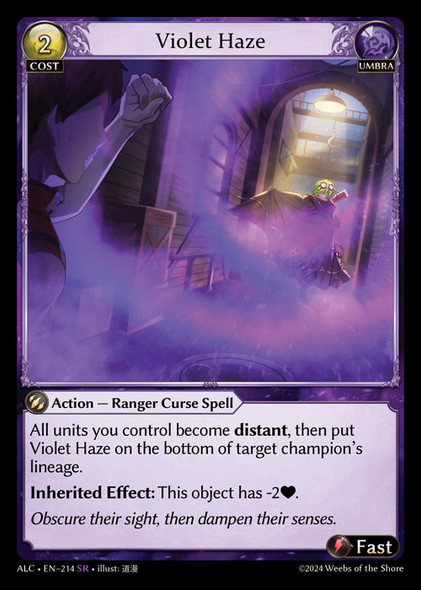 GA03-ALC1st-EN-214SR Violet Haze (Foil)