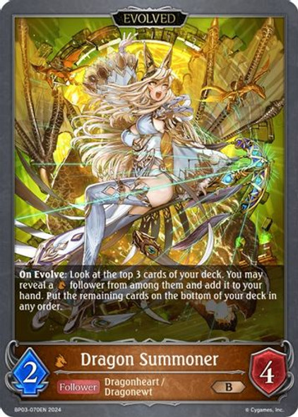 BP03-070EN B Dragon Summoner (Evolved)