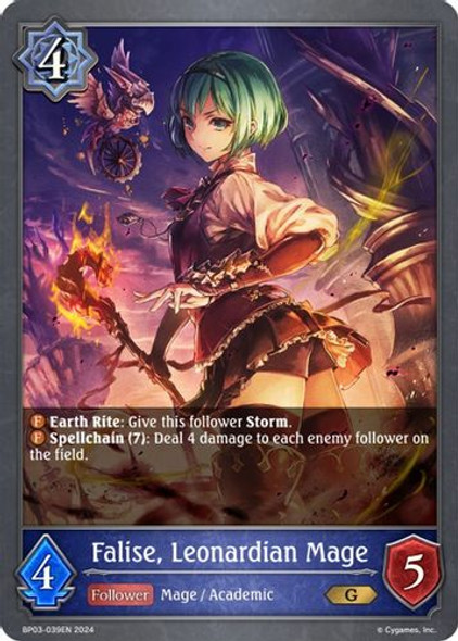 [BP03-039EN](G) Falise, Leondarian Mage