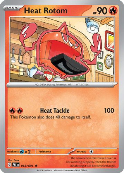 SV04A-PAF-013/91R Heat Rotom (Reverse Holo)