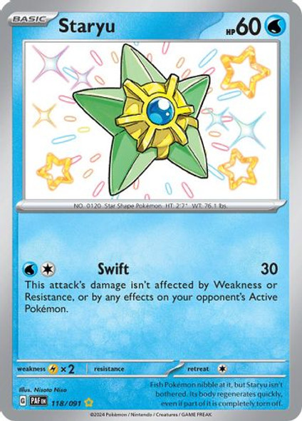 [SV04a][PAF-118/091](SHR) Staryu (Holo)