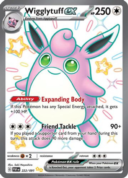 SV04A-PAF-222/91SHRR Wigglytuff ex (Holo)