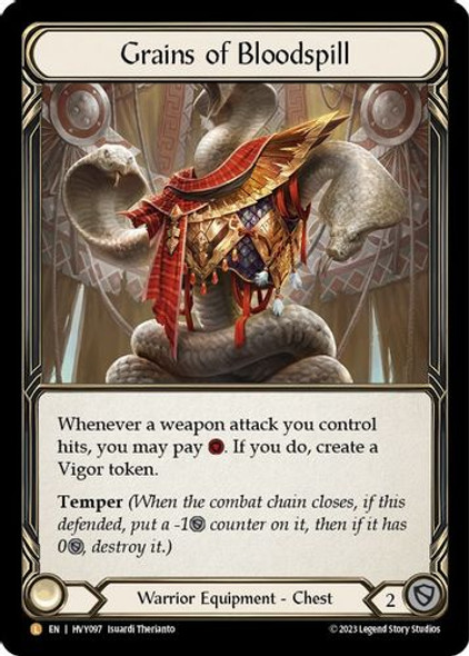 FAB12 1st HVY-097L Grains of Bloodspill (Cold Foil)