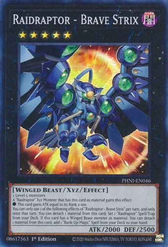 PHNI-EN046 Raidraptor - Brave Strix (Super Rare) <1st>